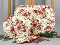 Vintage Rose|quilted placemat...