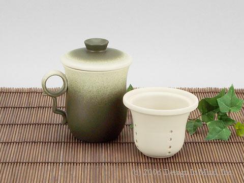 Stoneware infuser mug set - 9 oz.