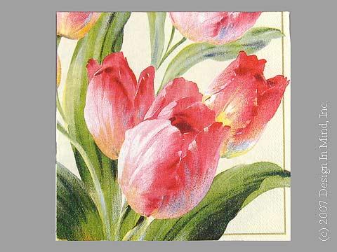 Tulips napkin
