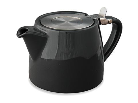 Stump teapot-black graphite