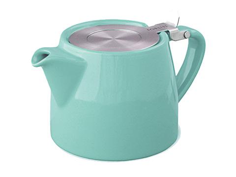 Stump teapot-turquoise