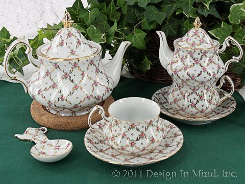 Fine china teacups for collectors.