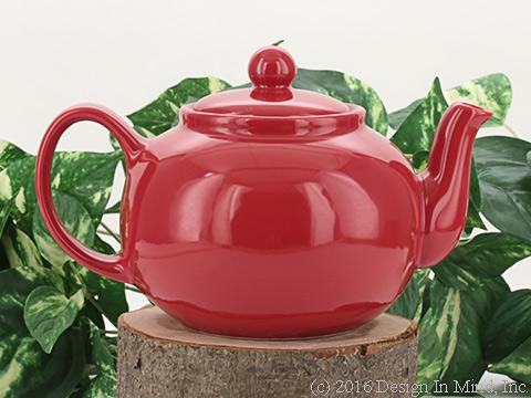 Cherry Red RSVP Teapot