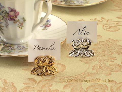 Add the formal touch of placecards to your afternoon tea.